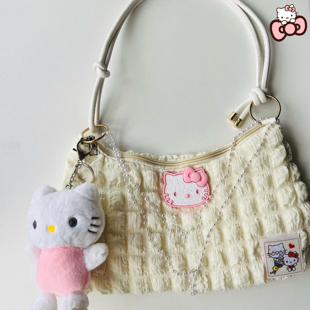 Sac à main chaine perlée