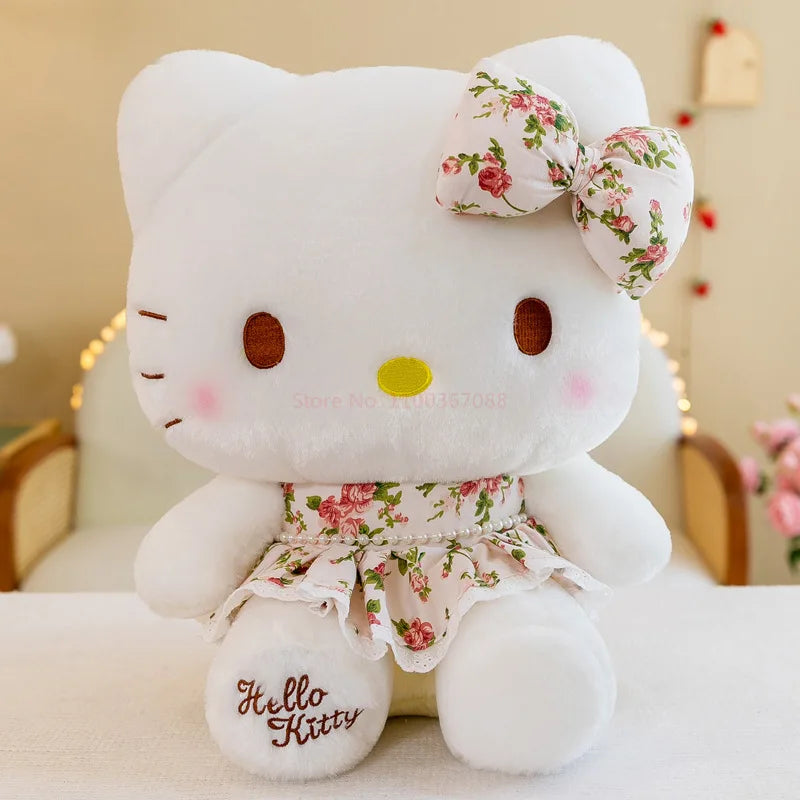 Plush floral dress