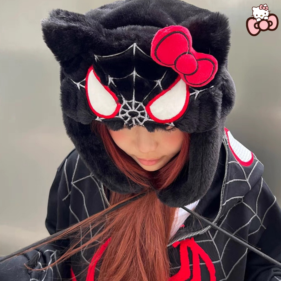 Bonnet Spiderman x HelloKitty