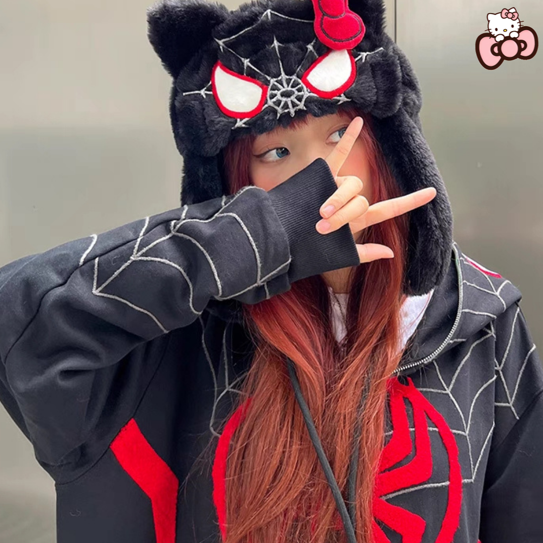 Bonnet Spiderman x HelloKitty