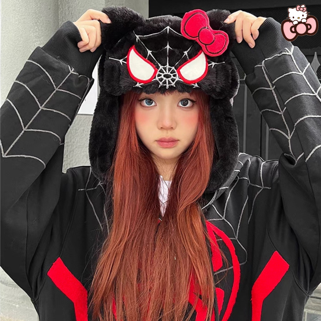 Bonnet Spiderman x HelloKitty