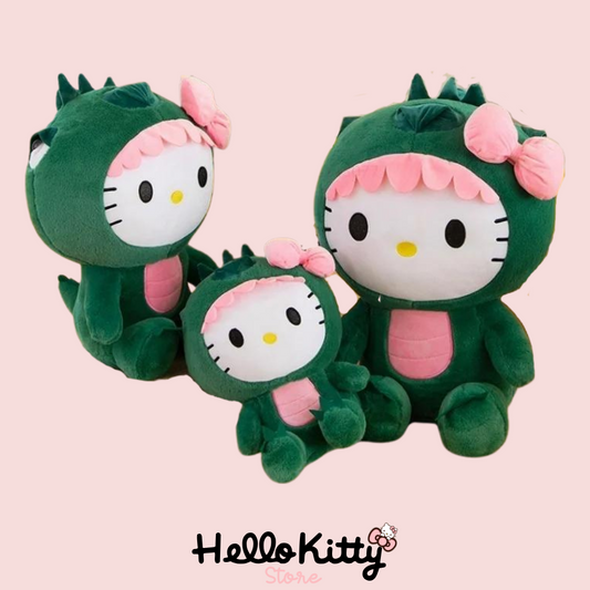Peluche Hello Kitty Dinosaure